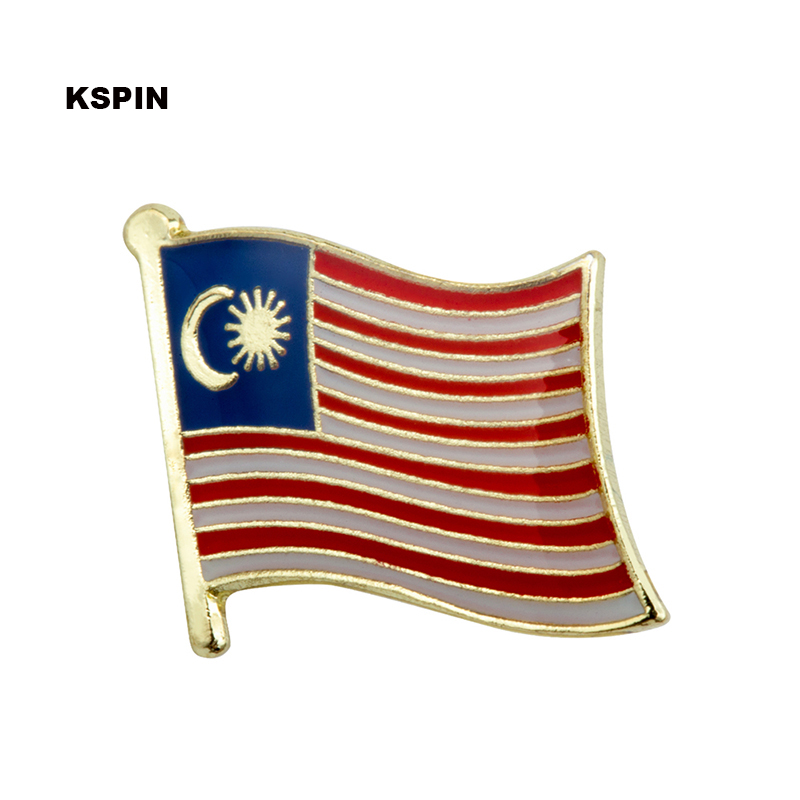 Golf Equipment Malaysia - Malaysia Flag Badge Flag Laple Pin