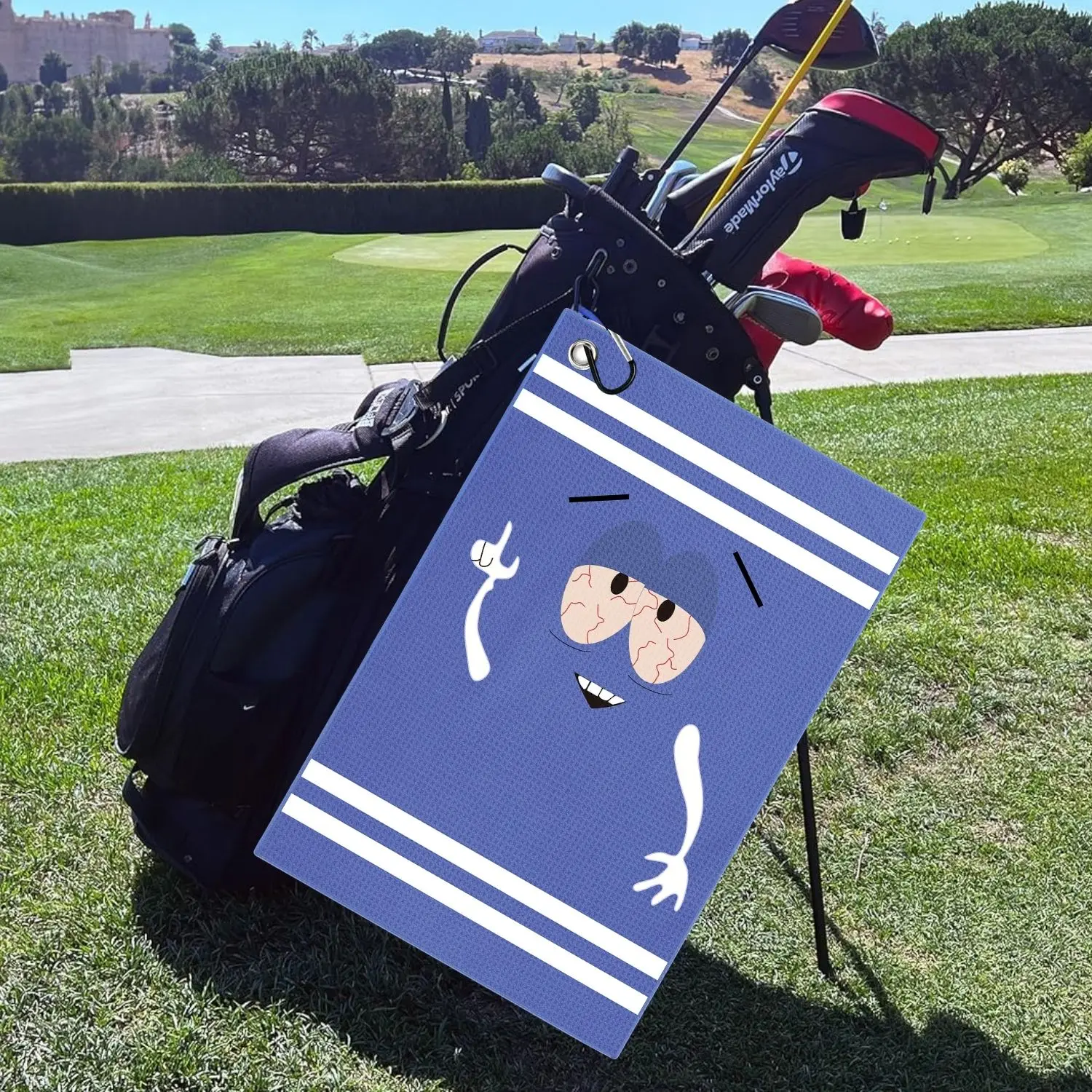 Funny Microfiber Premium Golf  - Golf Towel Waffle 评论和价格