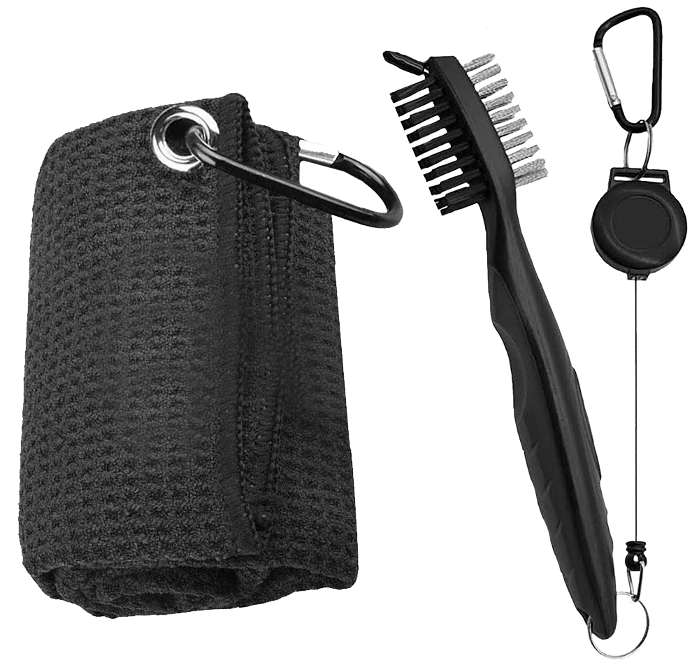 Golf Club Brush and Towel Clea - Golf Equipment To Improve Your Game 评论和价格