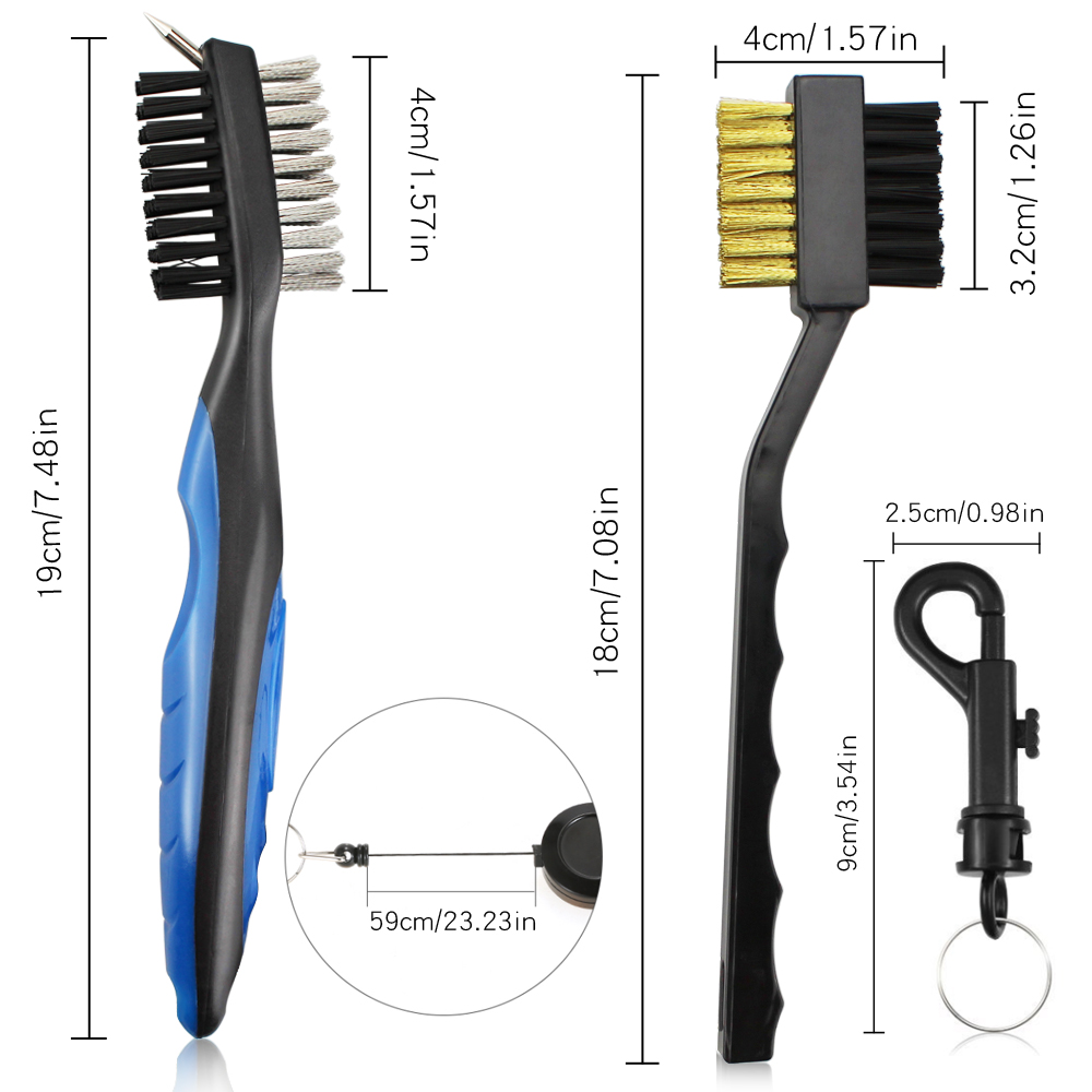 2Pcs/Set Golf Club Brush Golf  - Golf Equipment To Improve Your Game 评论和价格