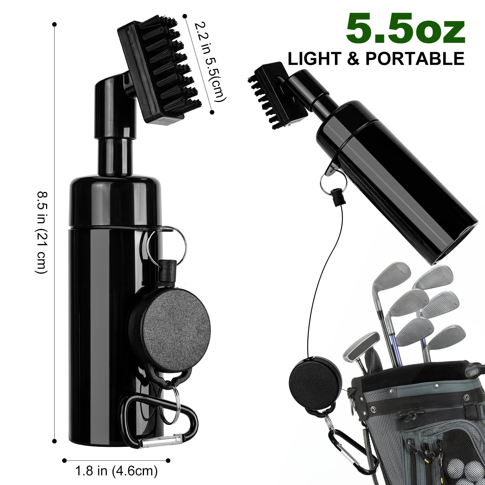 Golf Club Head Cleaning Brush, - Golf Equipment To Improve Your Game 评论和价格