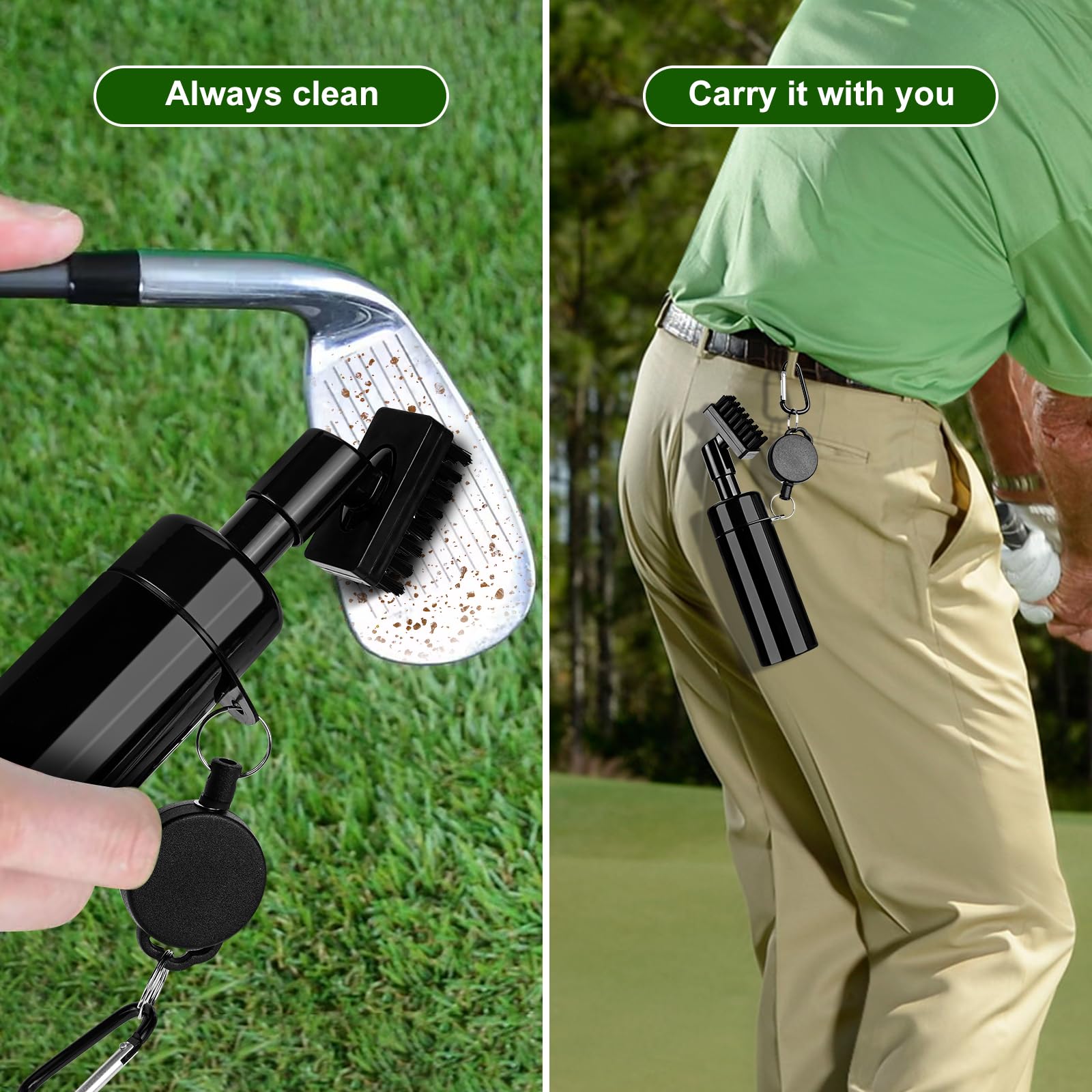 Golf Club Head Cleaning Brush, - Golf Equipment To Improve Your Game 评论和价格